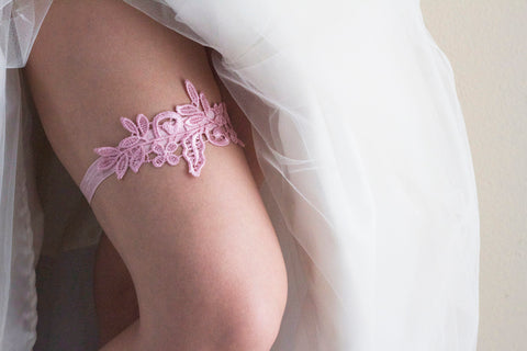 Aqua Lace Wedding Non-Slip Garter - The Lynsay Sister Lace Aqua Lace Wedding Non-Slip Garter - The Lynsay Sister Lace